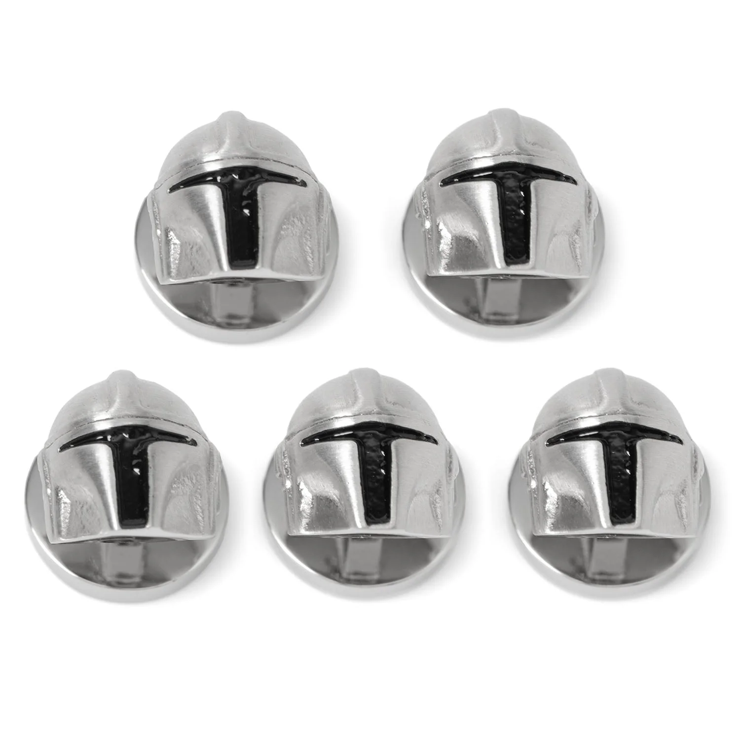 The Mandalorian 3D Helmet Formal Tuxedo Shirt Studs