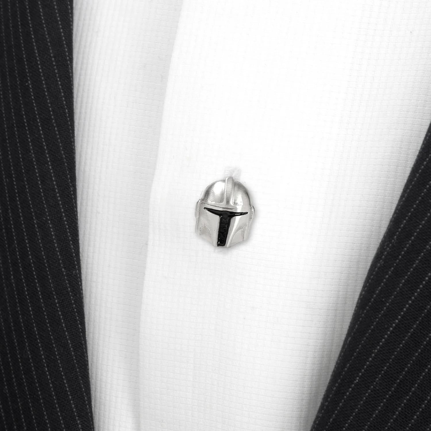 The Mandalorian 3D Helmet Formal Tuxedo Shirt Studs - Image 4