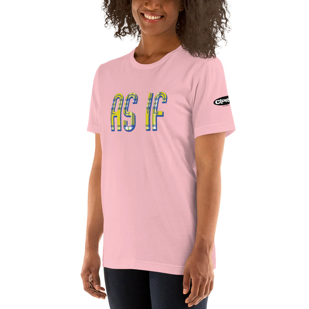 Clueless As If Plaid T-Shirt - Image 2
