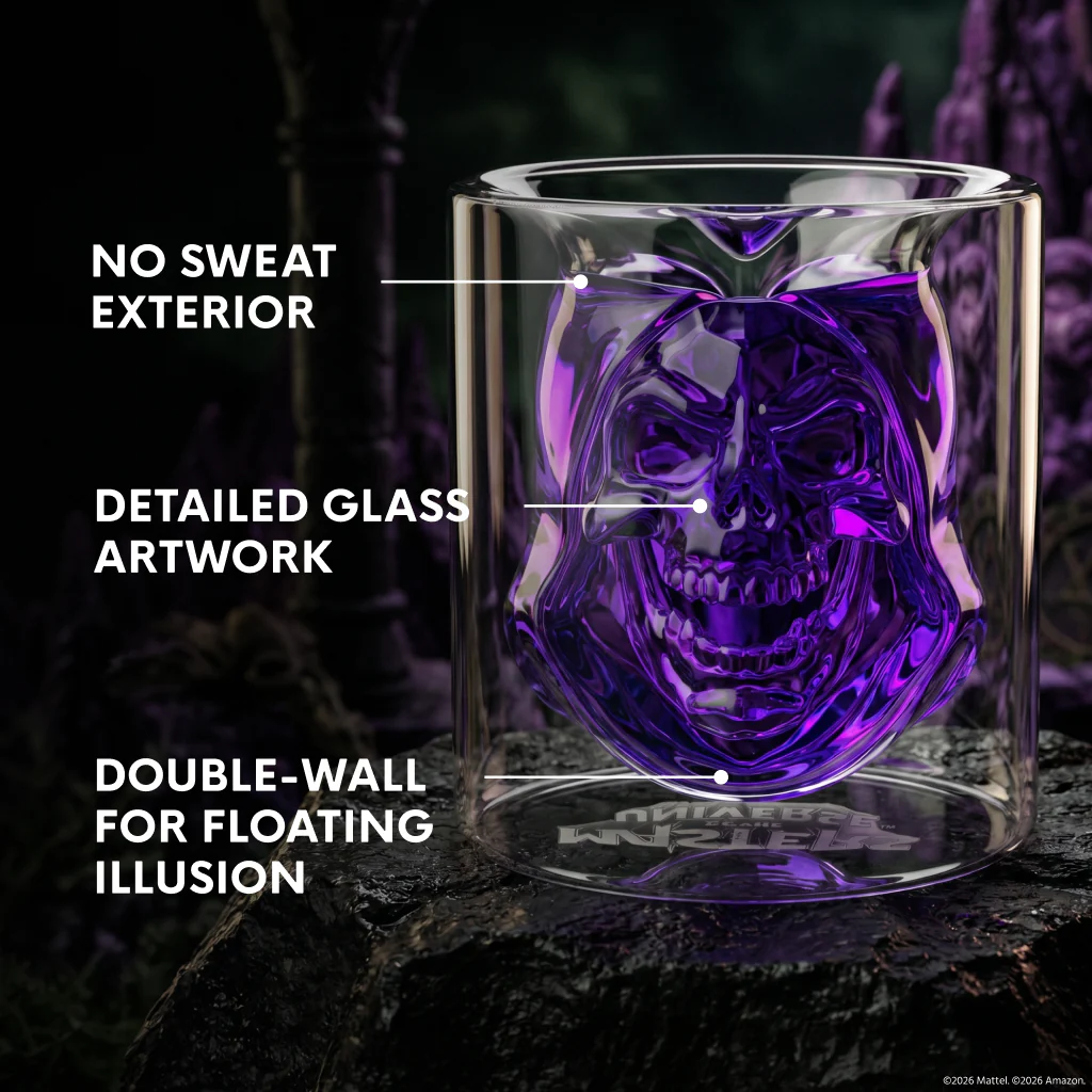 Masters of the Universe Skeletor Drinking Glasses Set of 2 - Image 6