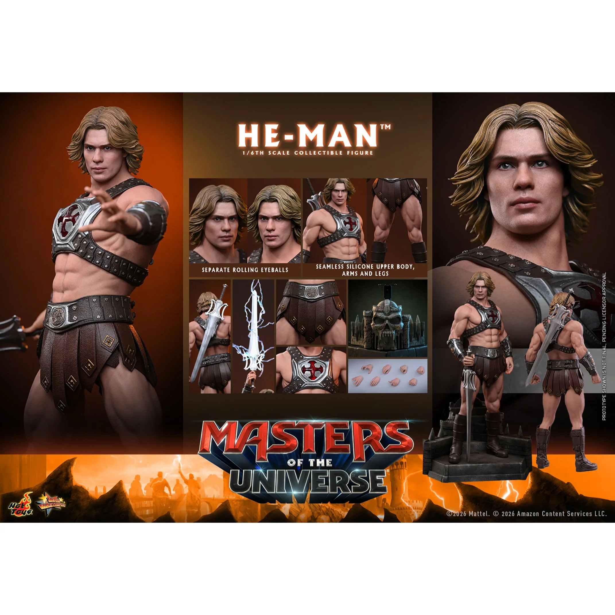 Masters of the Universe Sixth Scale Figure He-Man - Image 7