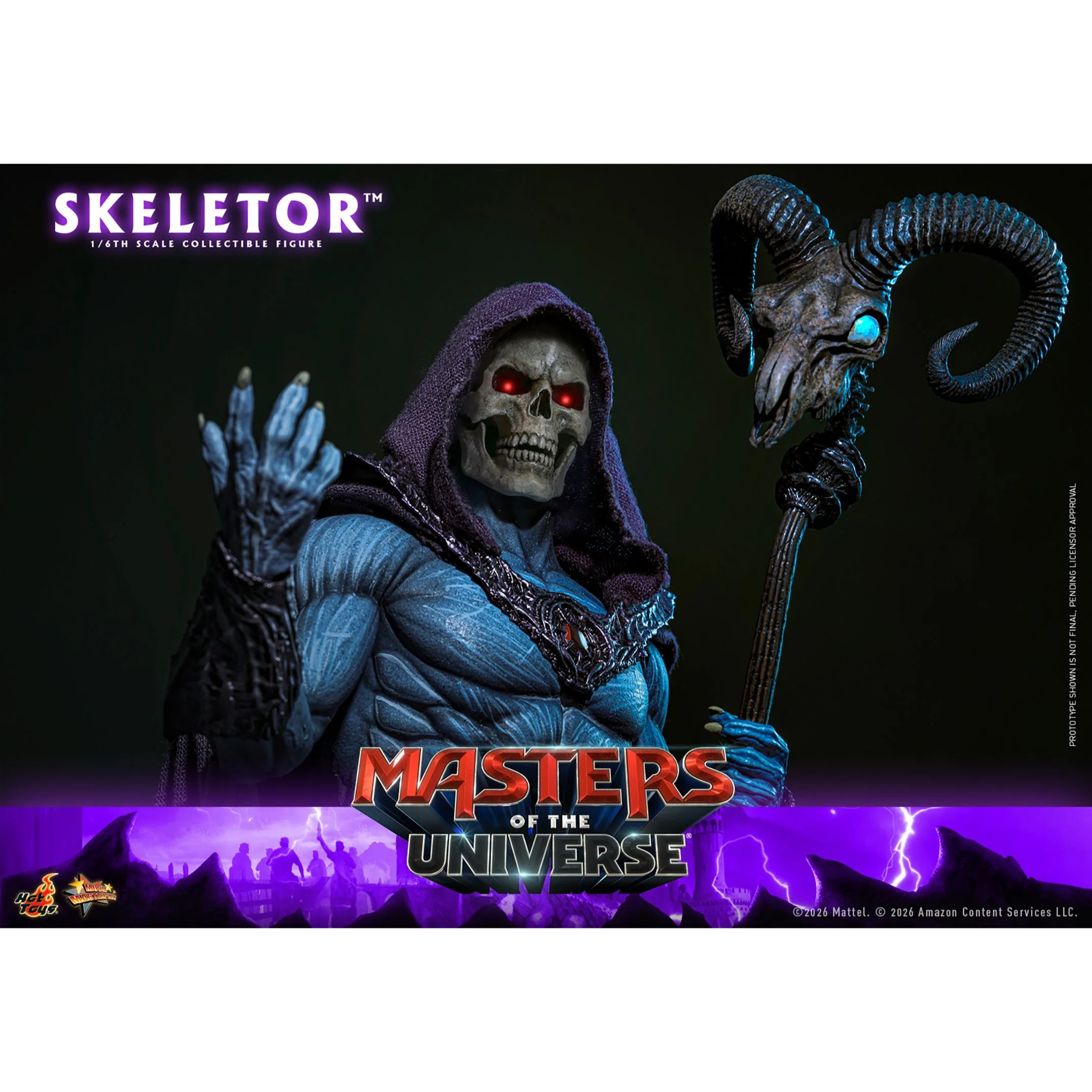 Masters of the Universe Skeletor Sixth Scale Figure - Image 10