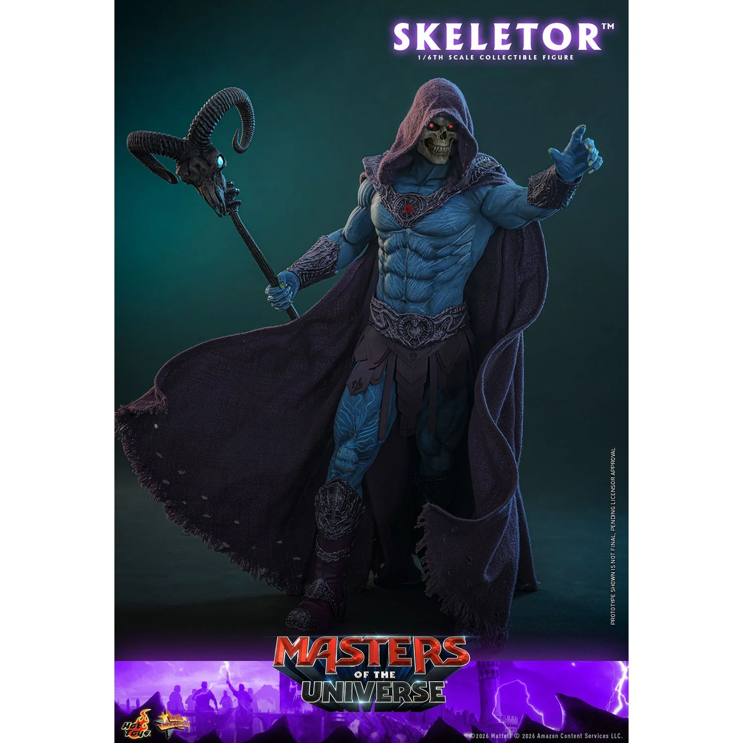 Masters of the Universe Skeletor Sixth Scale Figure - Image 2