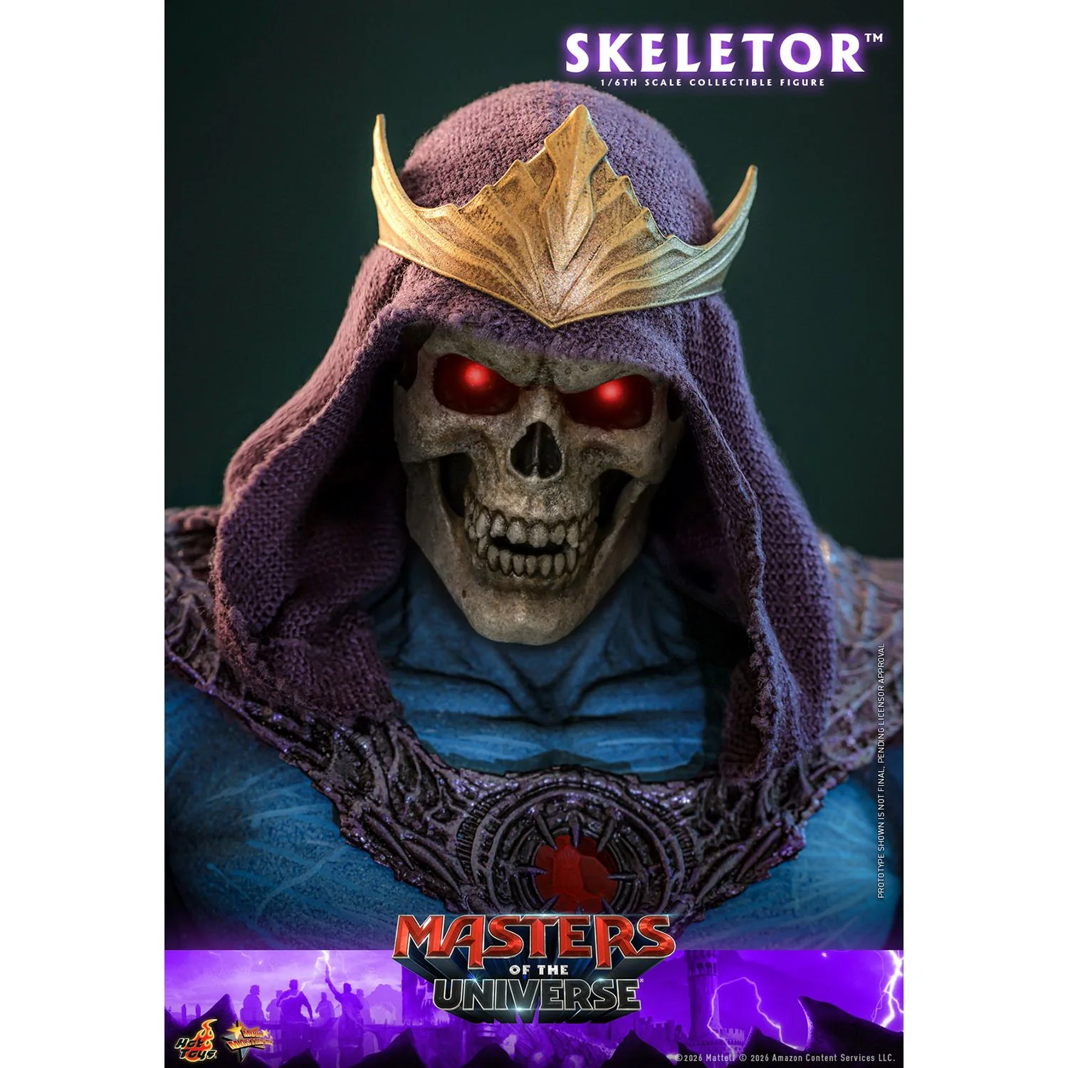 Masters of the Universe Skeletor Sixth Scale Figure - Image 3