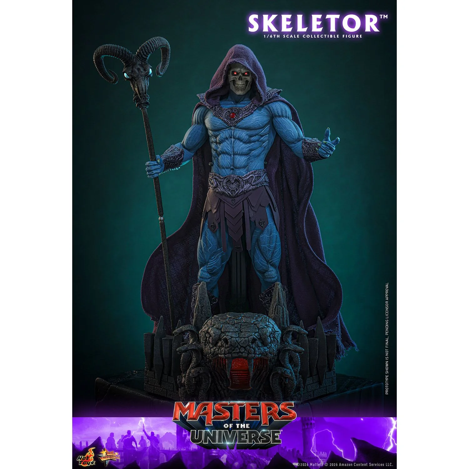 Masters of the Universe Skeletor Sixth Scale Figure - Image 4