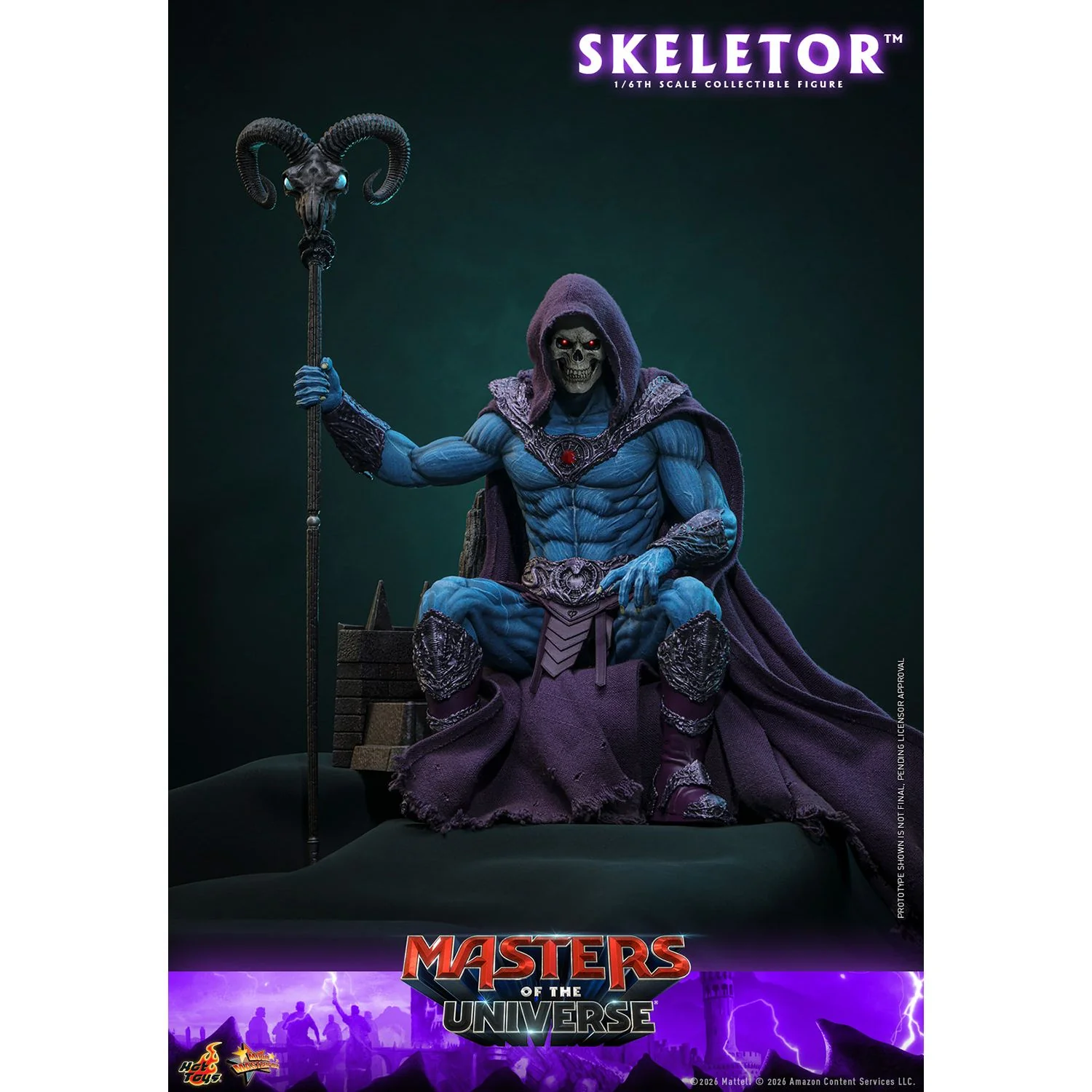 Masters of the Universe Skeletor Sixth Scale Figure - Image 5