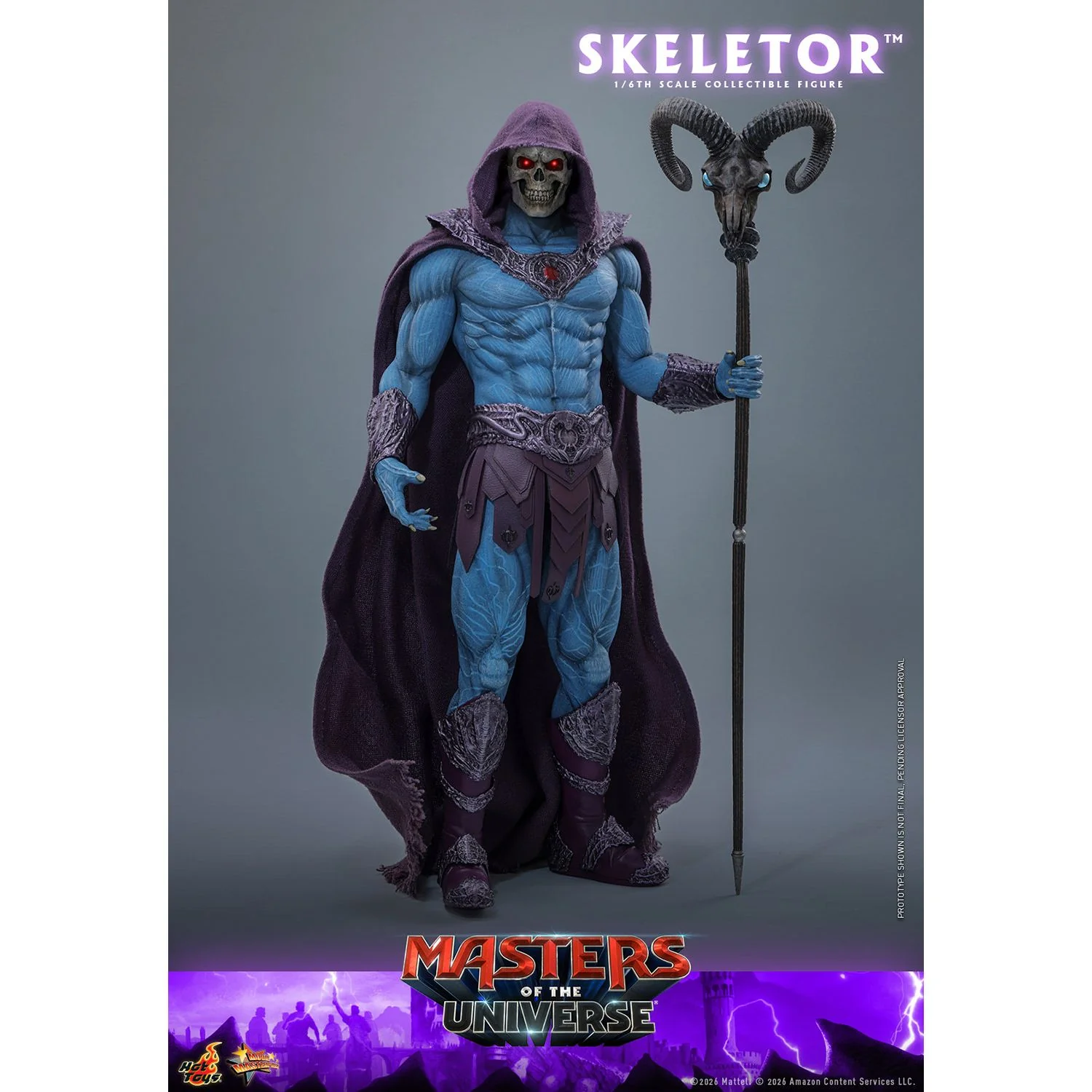 Masters of the Universe Skeletor Sixth Scale Figure - Image 6