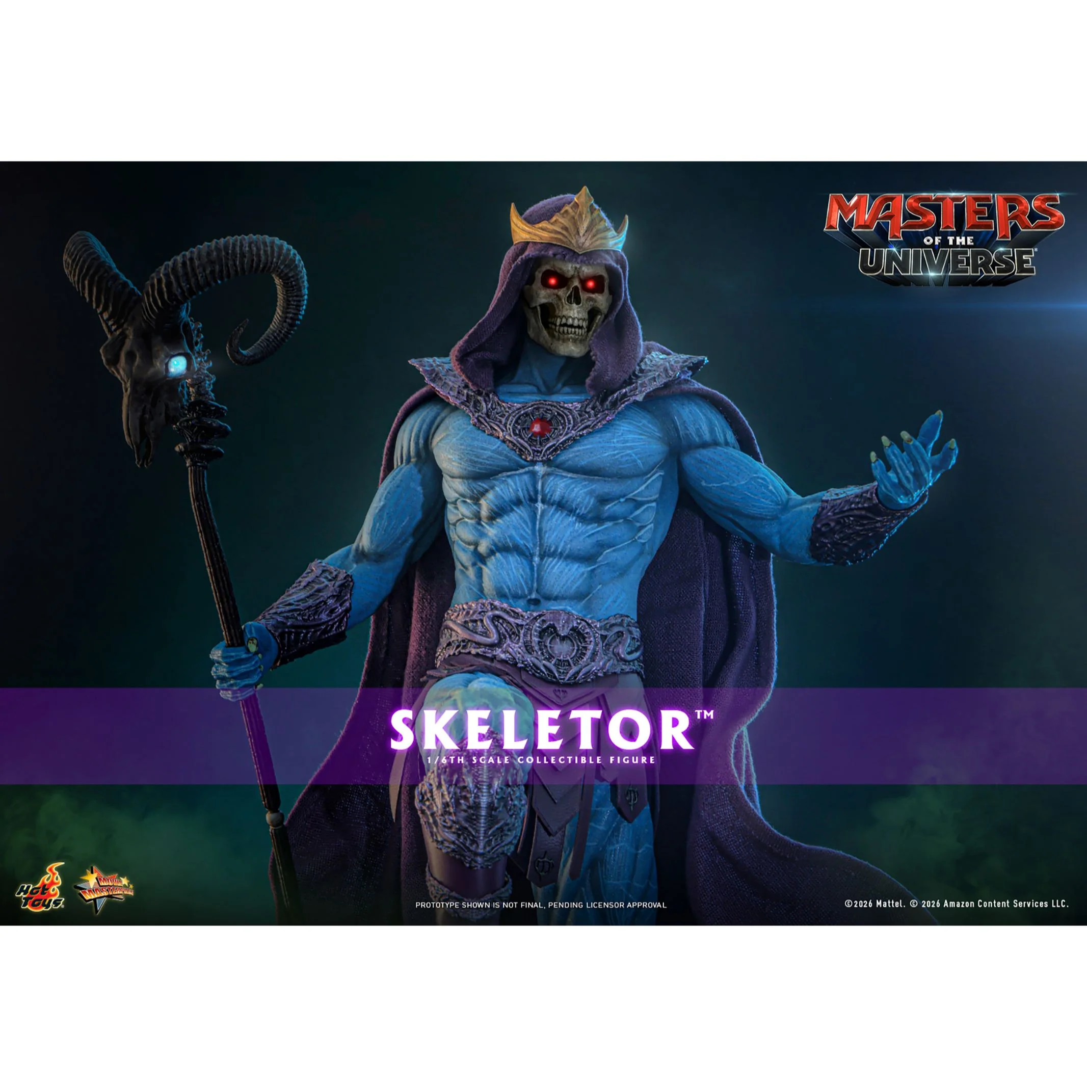 Masters of the Universe Skeletor Sixth Scale Figure - Image 7
