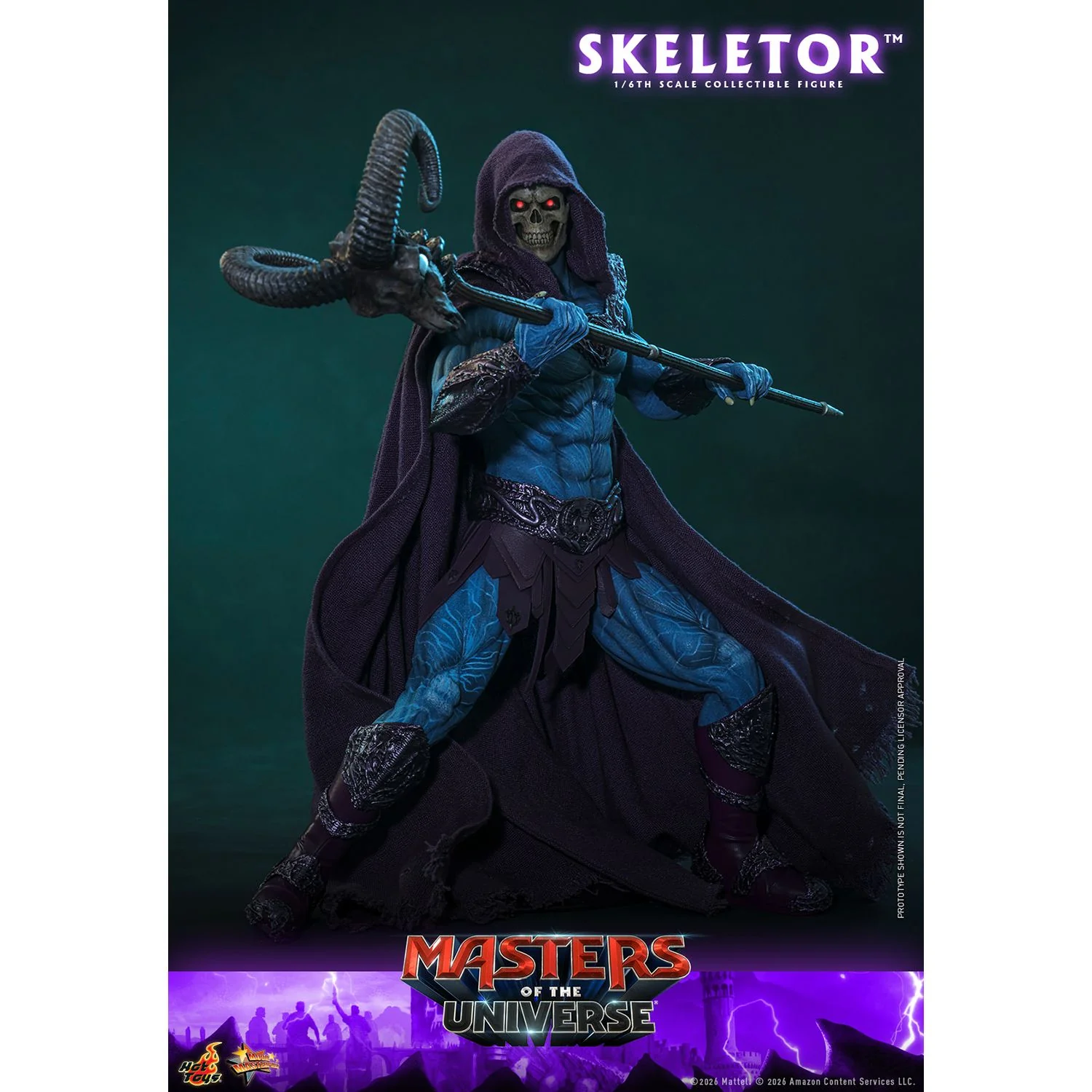 Masters of the Universe Skeletor Sixth Scale Figure - Image 8