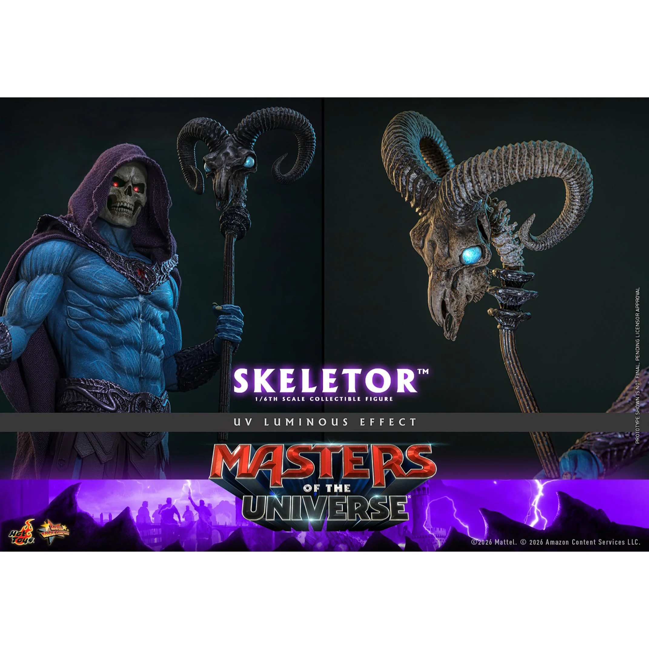 Masters of the Universe Skeletor Sixth Scale Figure - Image 9