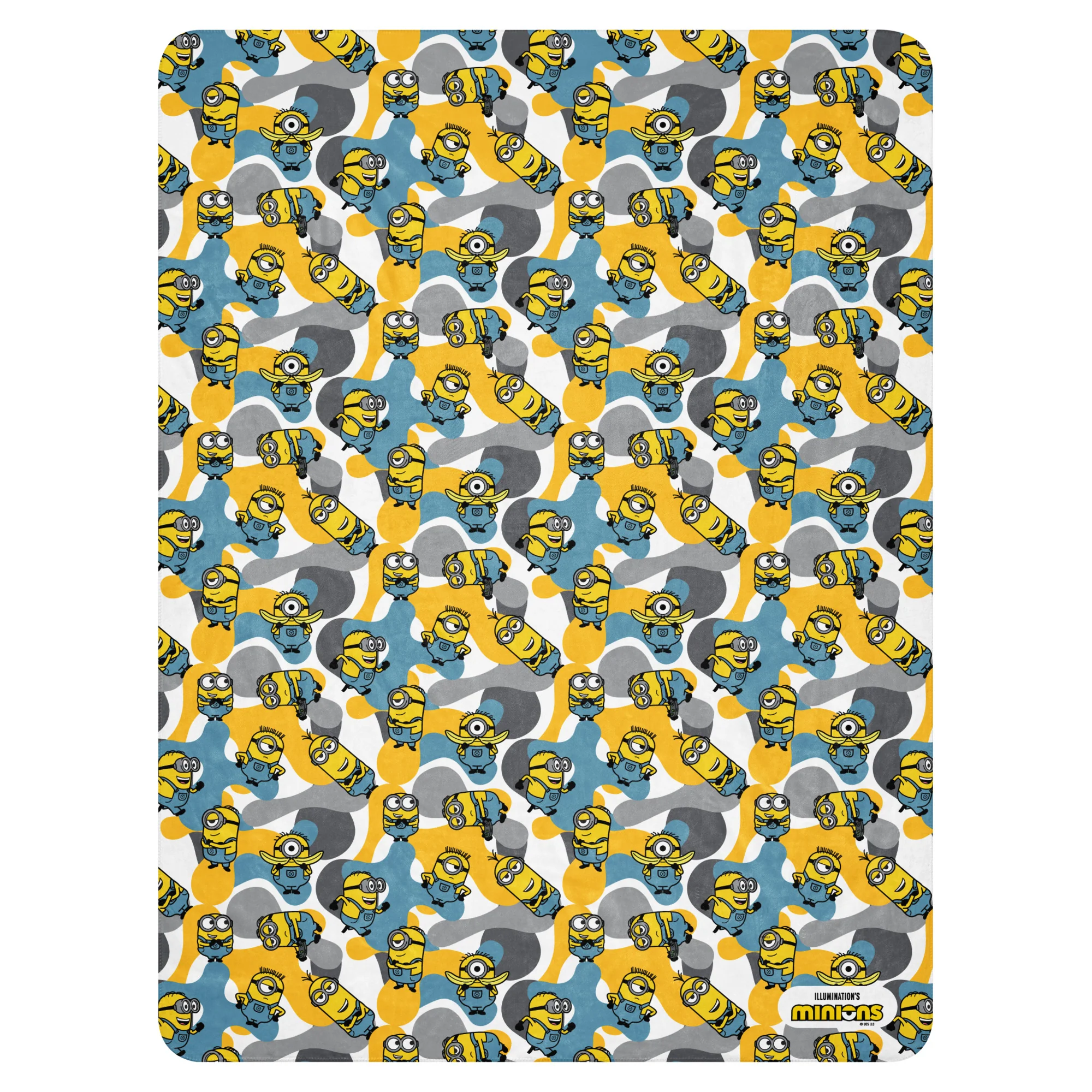 Minions Sherpa Blanket Camo