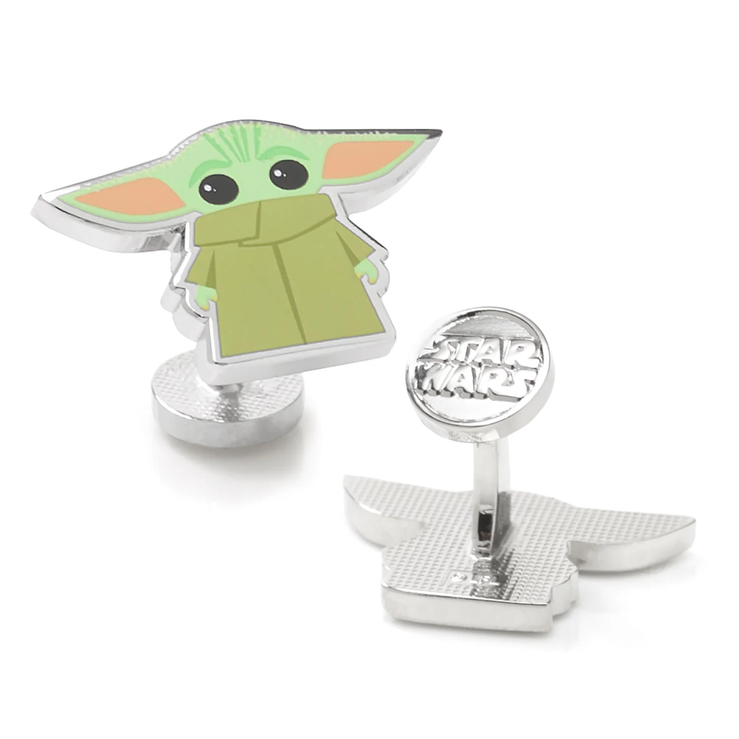 Star Wars The Mandalorian Grogu The Child Printed Cufflinks
