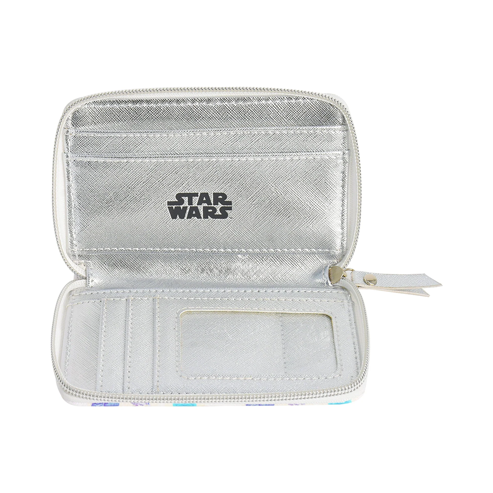 Star Wars Grogu Handle Ball Pattern Zip Around Wallet - Image 3