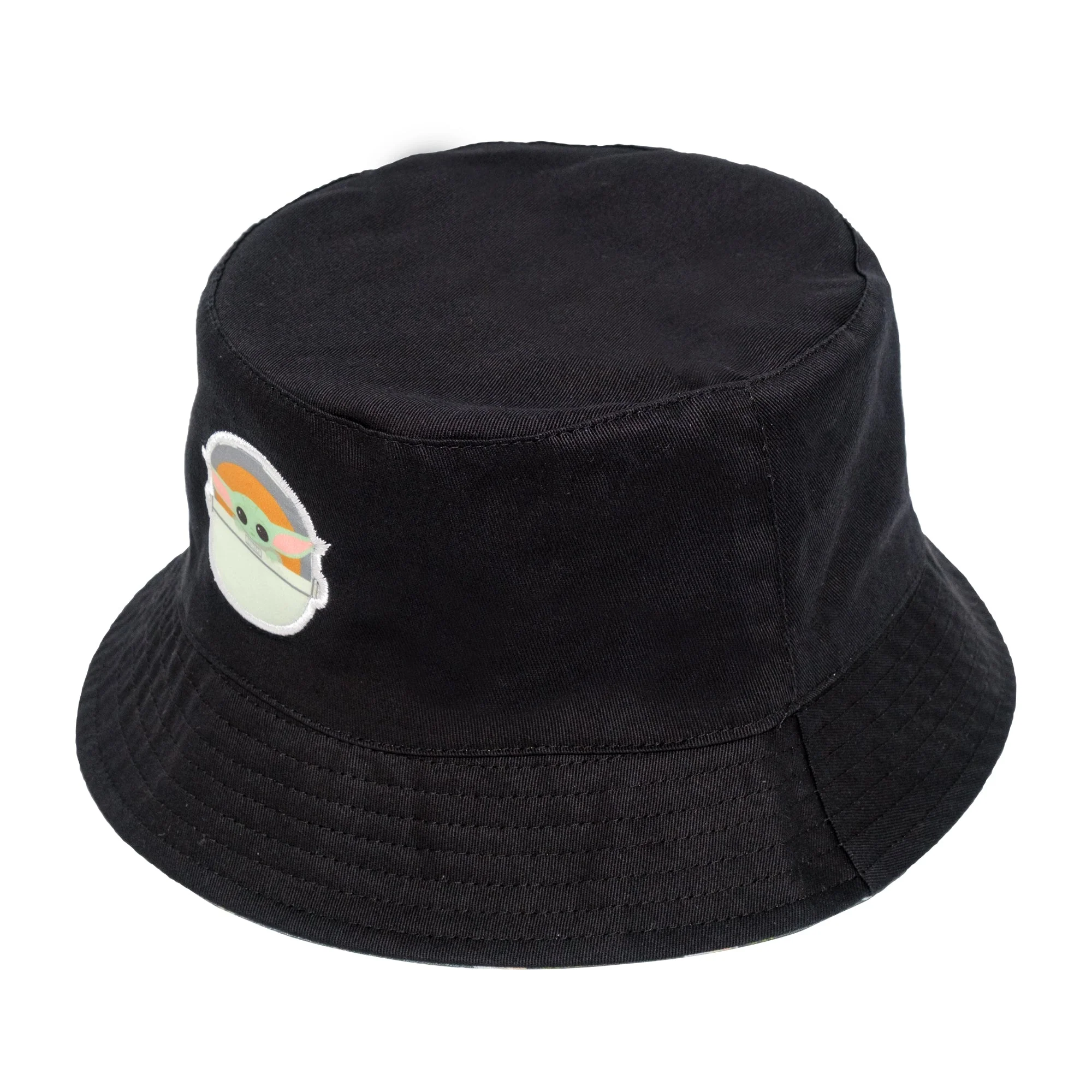 Star Wars Grogu Green Corduroy Reversible Bucket Hat - Image 3