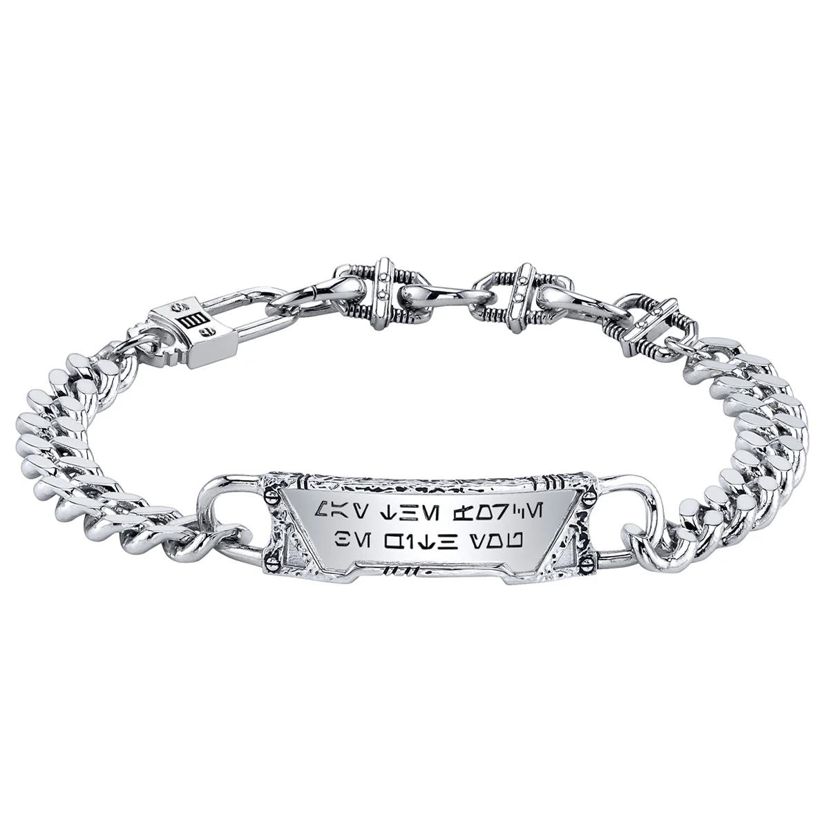 Star Wars x RockLove May the Force Aurebesh ID Bracelet