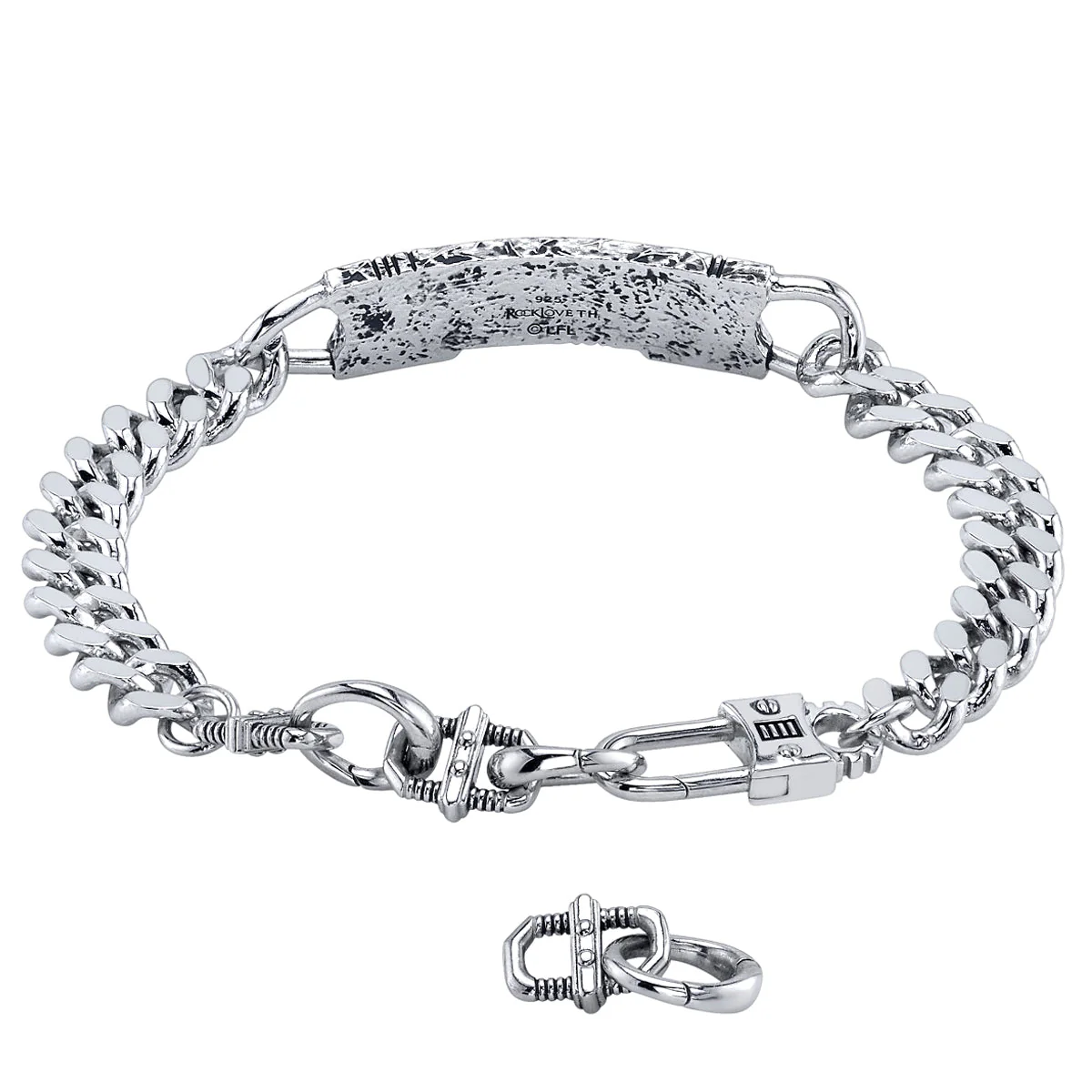 Star Wars x RockLove May the Force Aurebesh ID Bracelet - Image 2