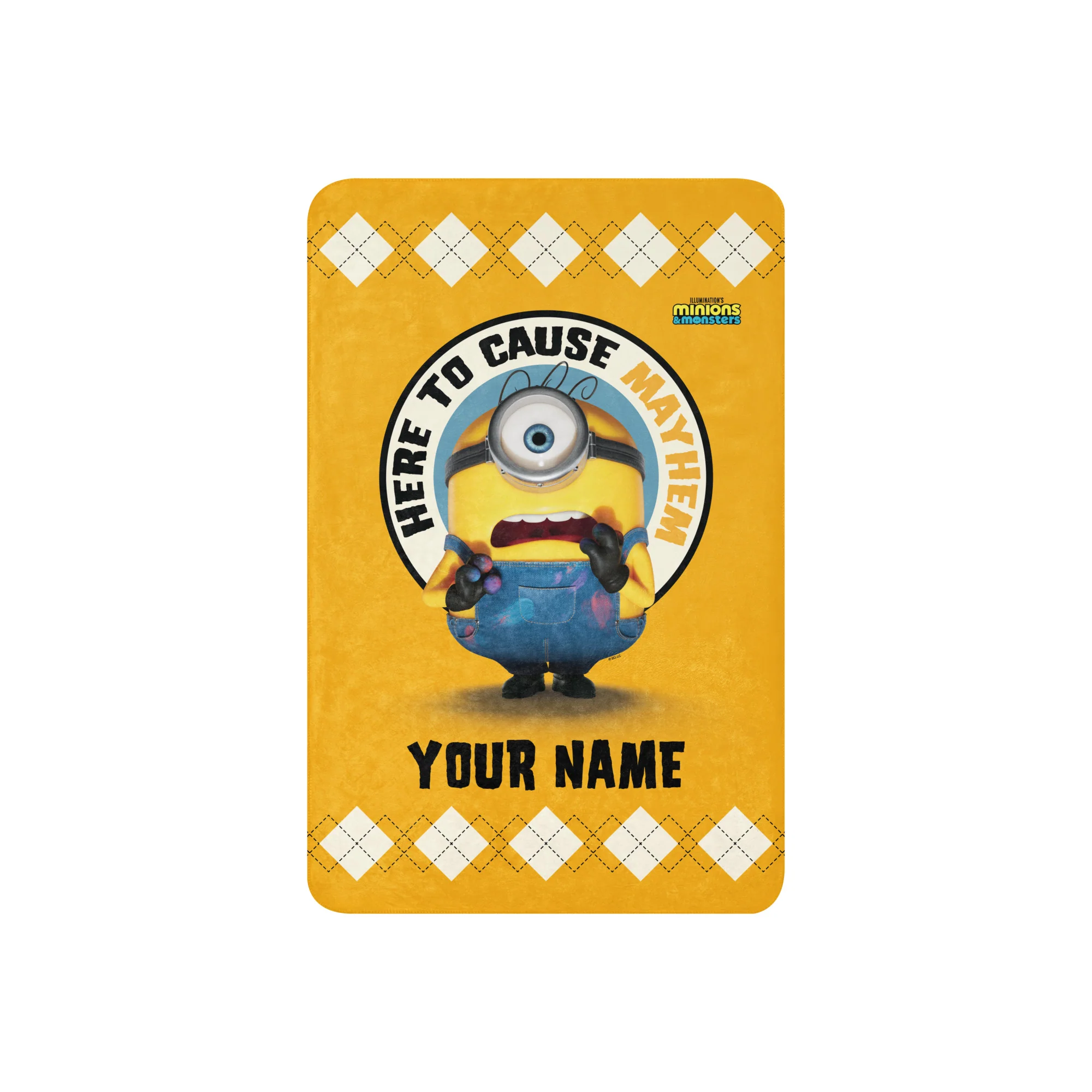Minions & Monsters Personalized Blanket Here to Cause Mayhem - Image 4