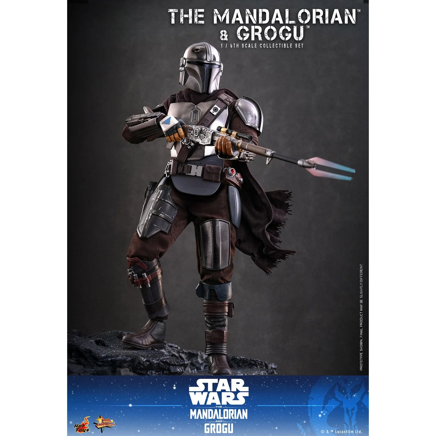The Mandalorian & Grogu 1/6 Scale Beskar Armor Figure Set - Image 12
