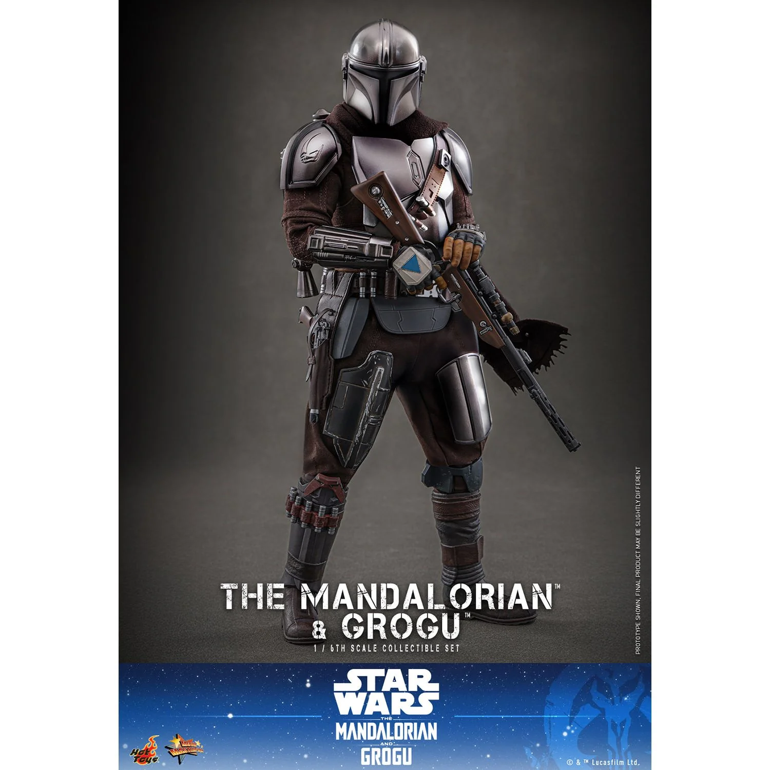 The Mandalorian & Grogu 1/6 Scale Beskar Armor Figure Set - Image 13