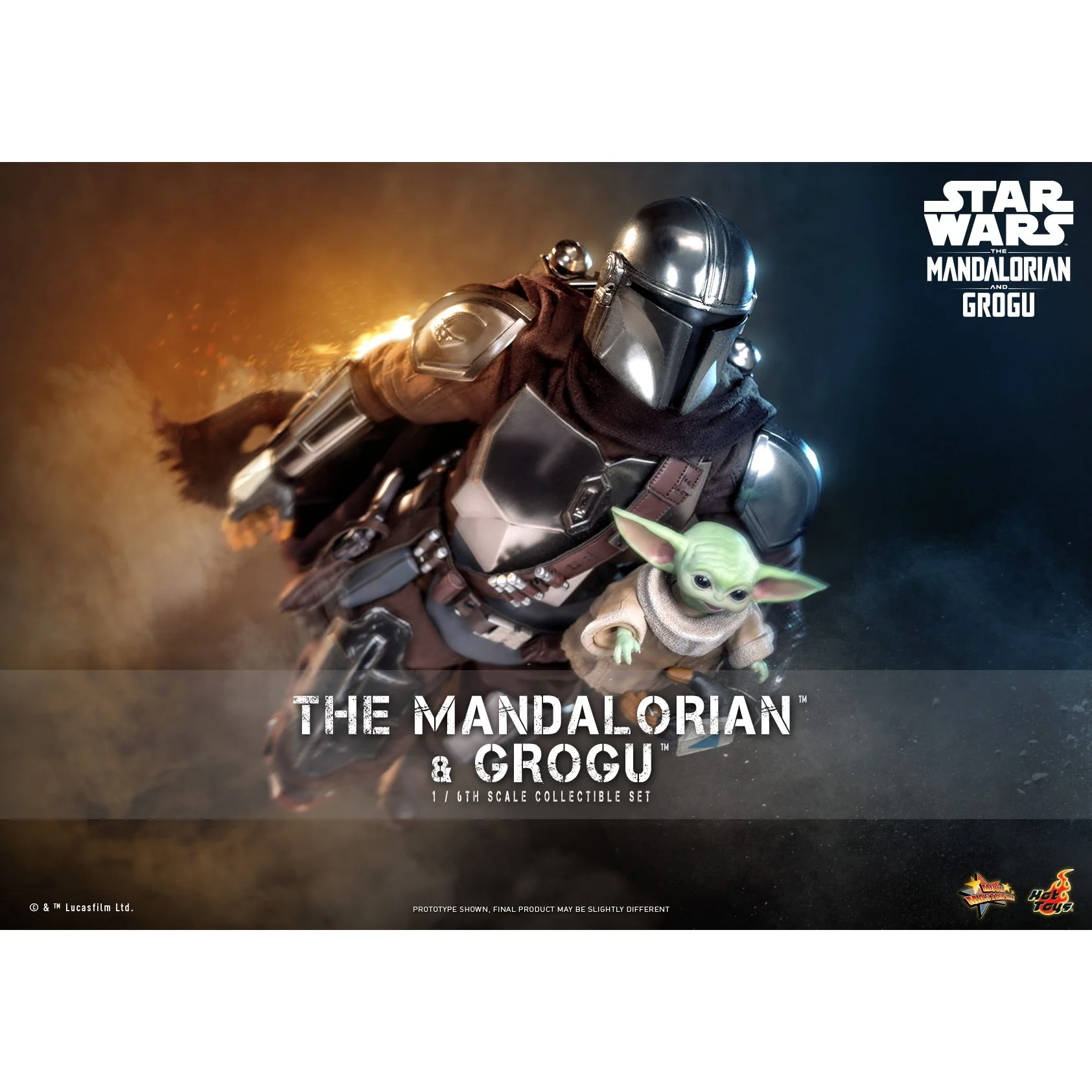 The Mandalorian & Grogu 1/6 Scale Beskar Armor Figure Set - Image 15