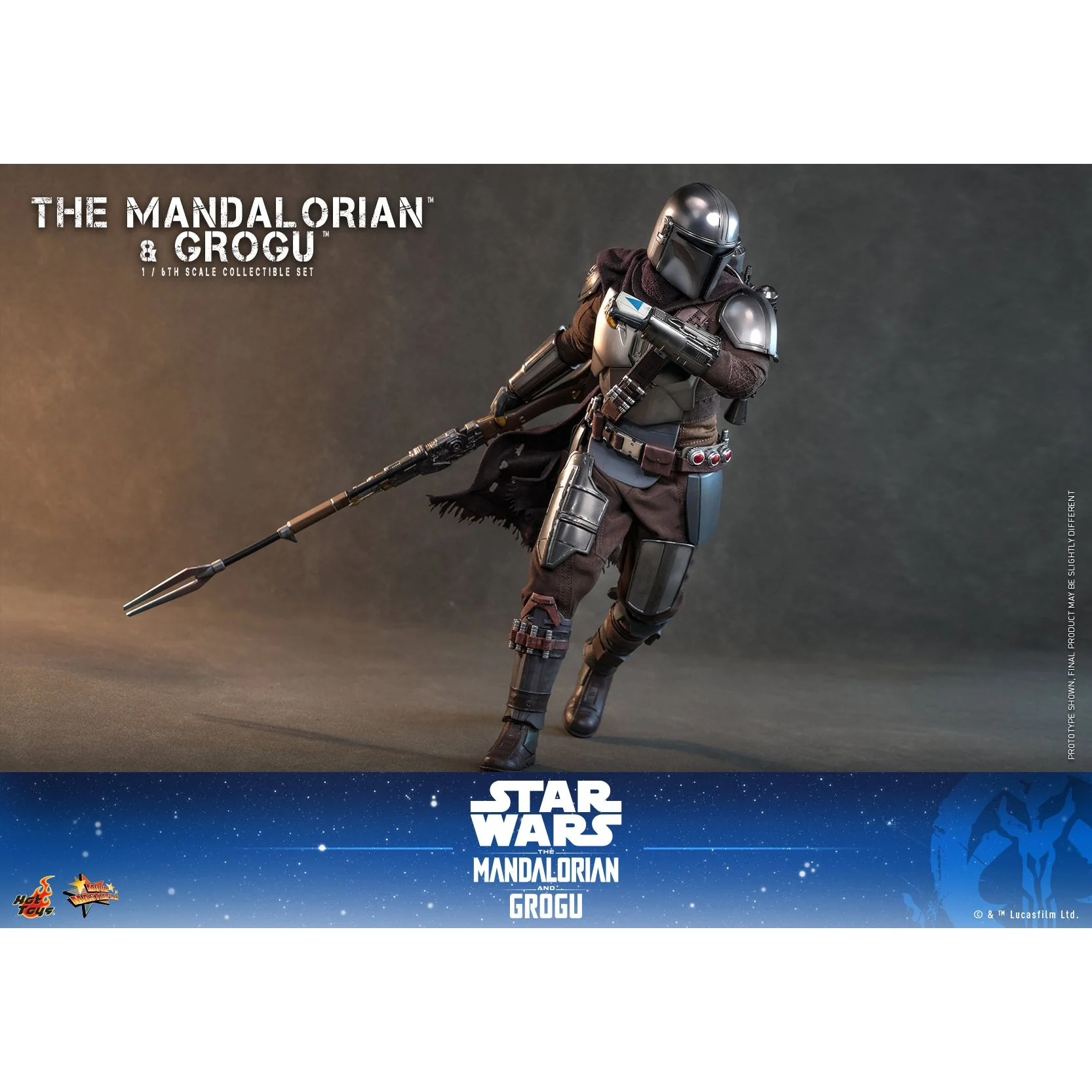 The Mandalorian & Grogu 1/6 Scale Beskar Armor Figure Set - Image 9