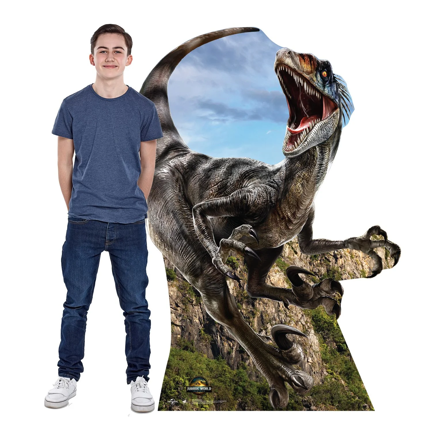 Jurassic World: Rebirth Velociraptor Standee - Image 2
