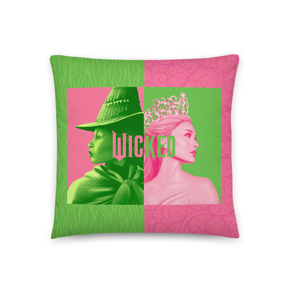 Wicked Elphaba Glinda Pillow