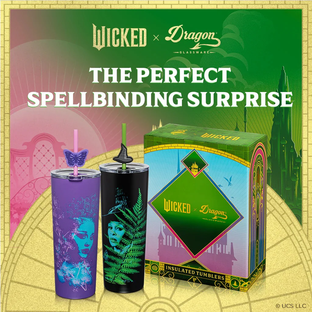 Wicked For Good Glinda & Elphaba Tumblers Set of 2 - Image 7