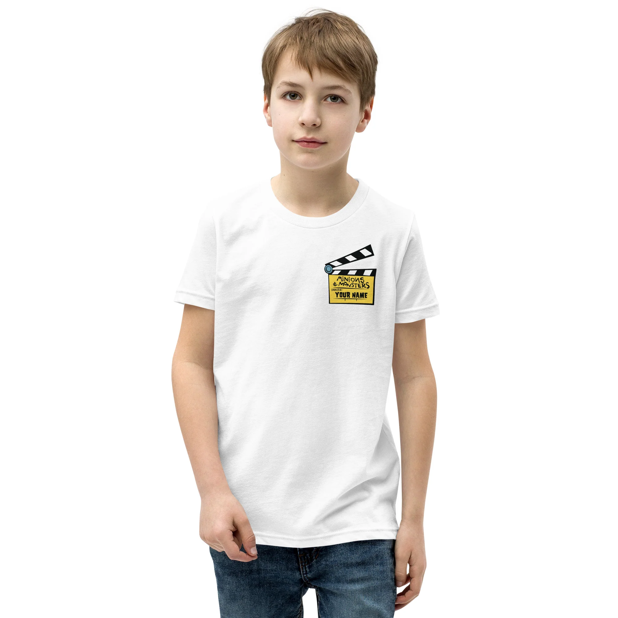 Minions & Monsters Personalized Kids T-Shirt Here to Cause Mayhem - Image 11